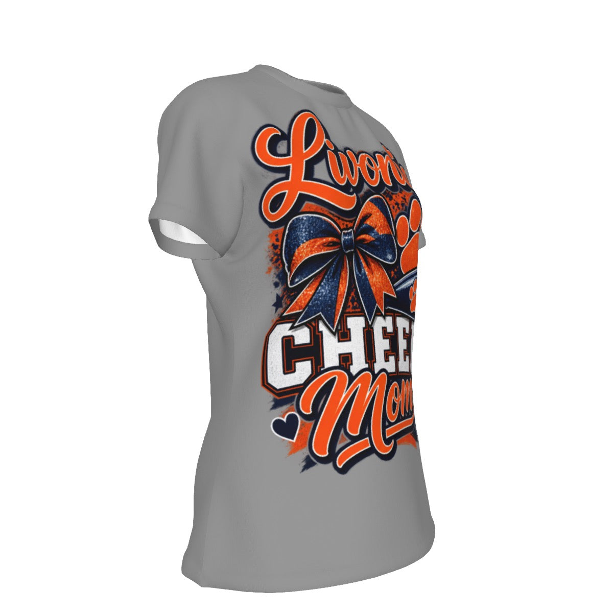 Livonia Cheer Mom Women's Round Neck T-Shirt