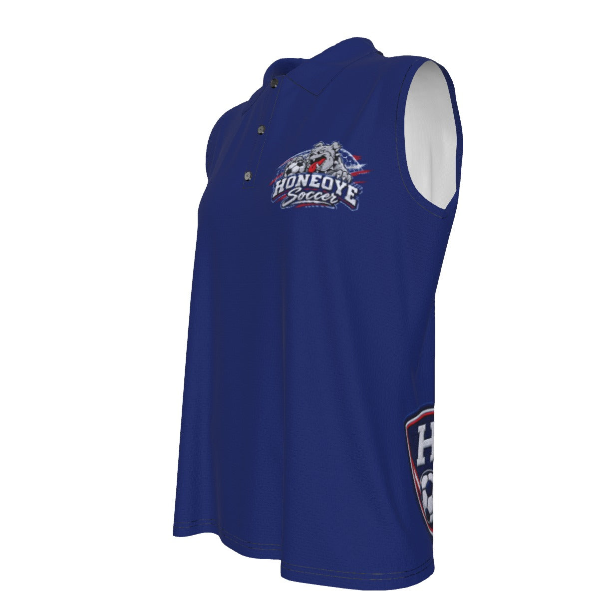 Honeoye Soccer Women's UV Protection Sleeveless Polo Shirt
