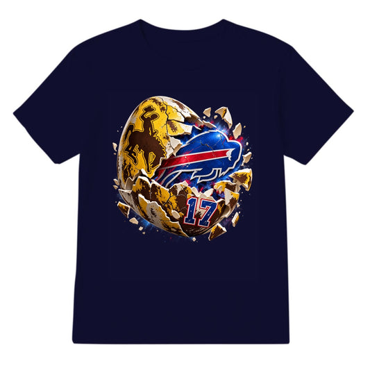 Josh Allen Wyoming Cowboys to Buffalo Bills T-Shirt
