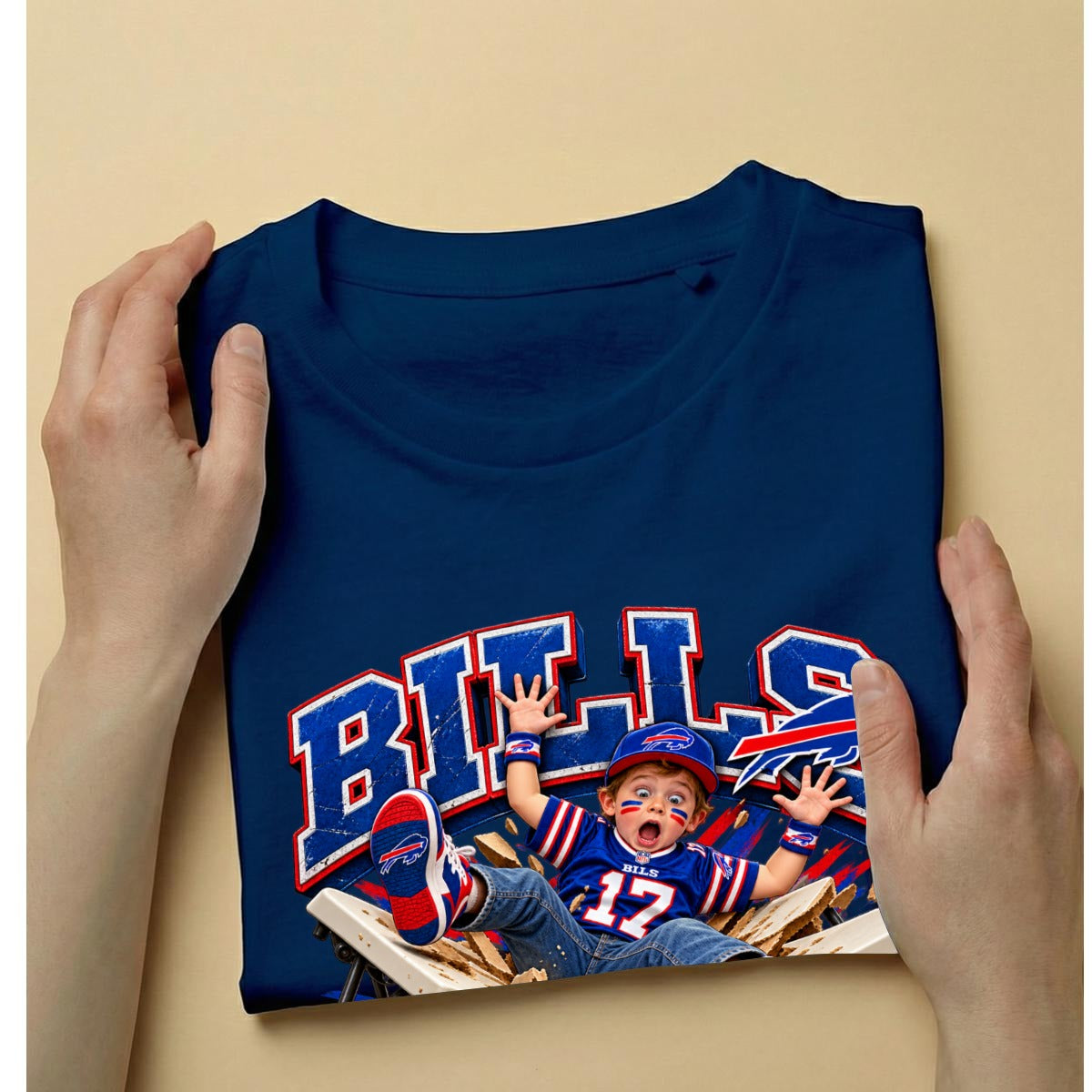 Bills Fan in Training Kids’ T-Shirt