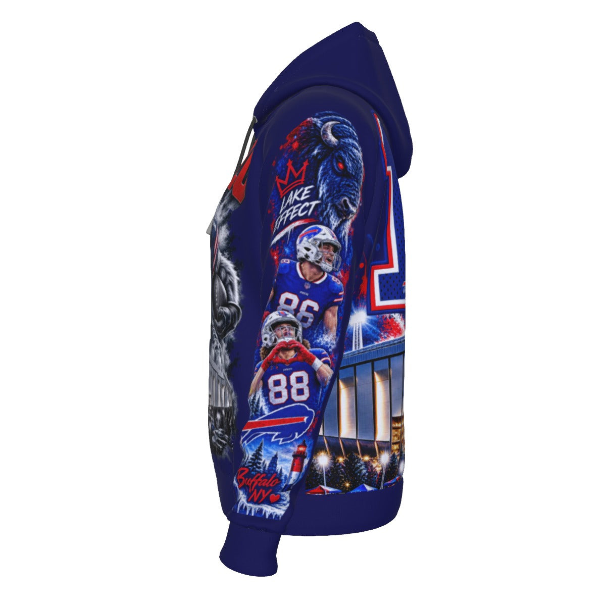 Bills Mafia One-of-a-Kind Heavyweight Tailgate Hoodie