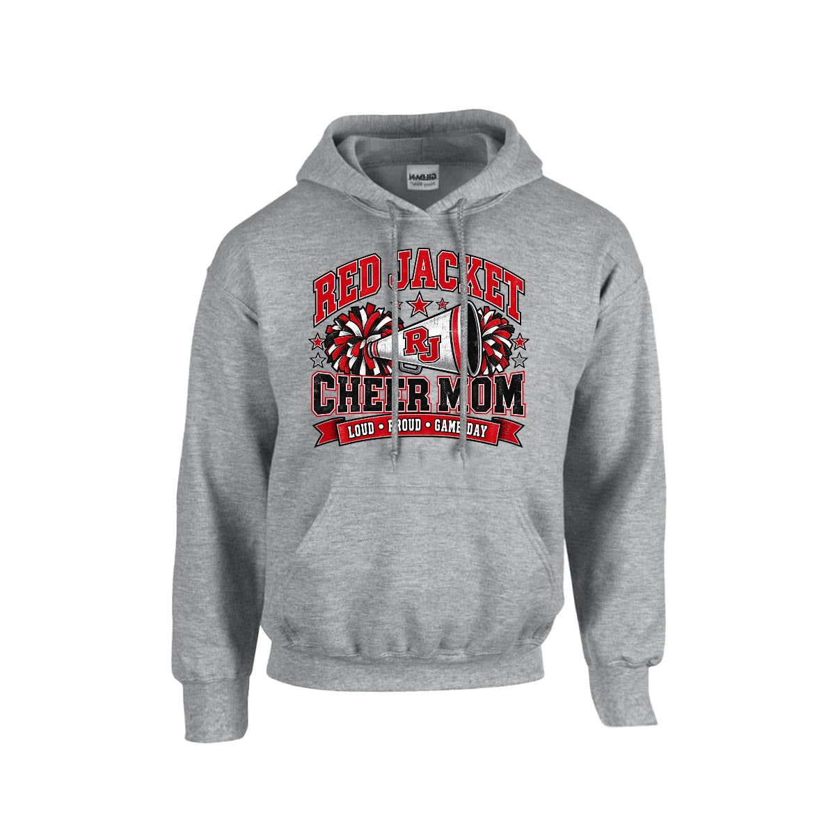 Red Jacket Cheer Mom Hoodie | Spirit Wear