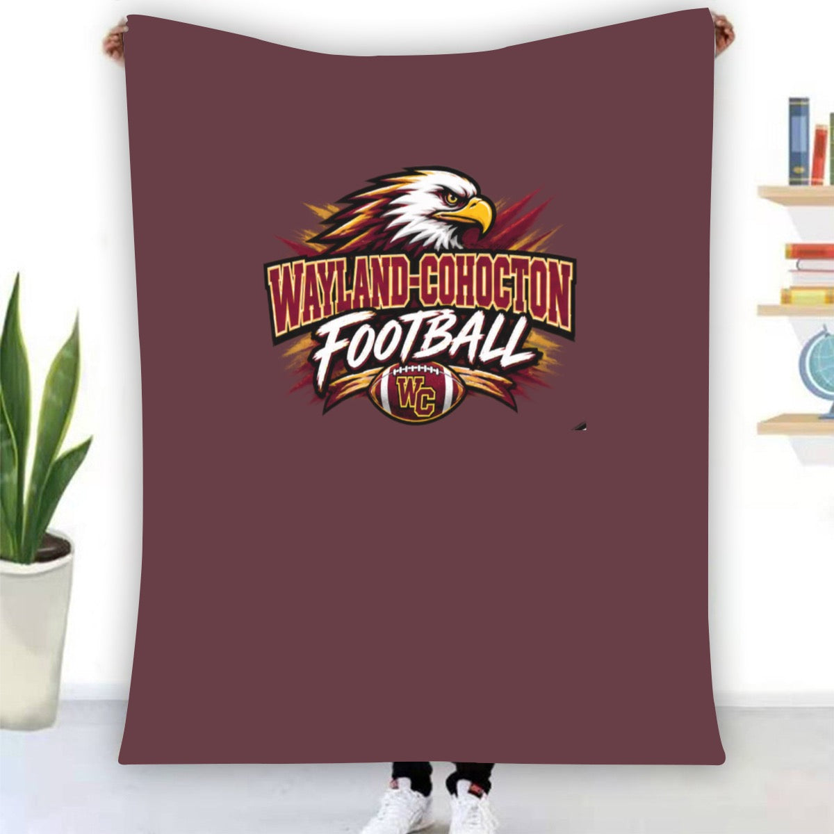 Single-Side Printing Flannel Blanket