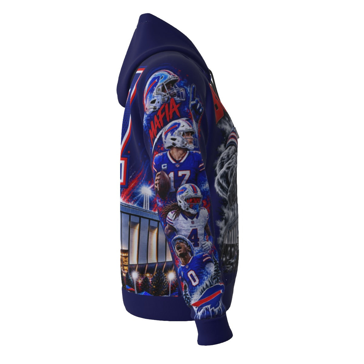 Bills Mafia One-of-a-Kind Heavyweight Tailgate Hoodie