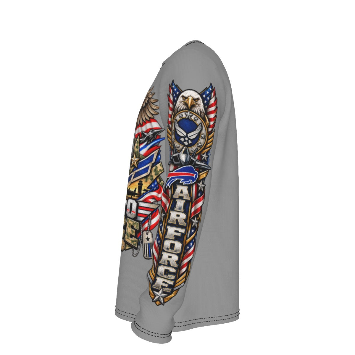 Bills-Themed Salute to Service Long Sleeve T-Shirt – U.S. Air Force