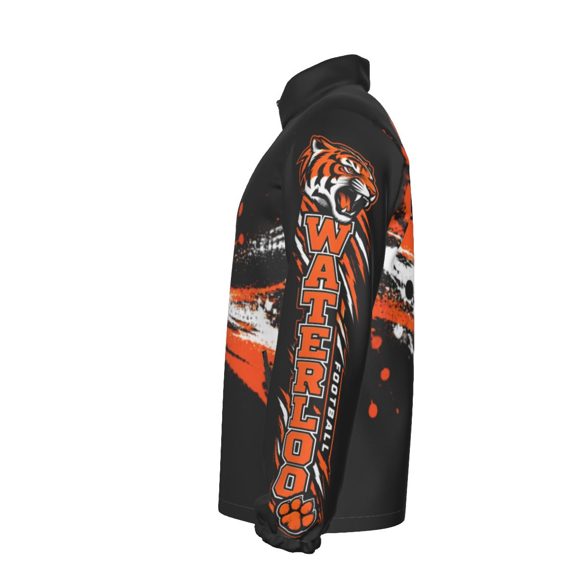 Waterloo Tigers Football Zip-Up Windproof Jacket