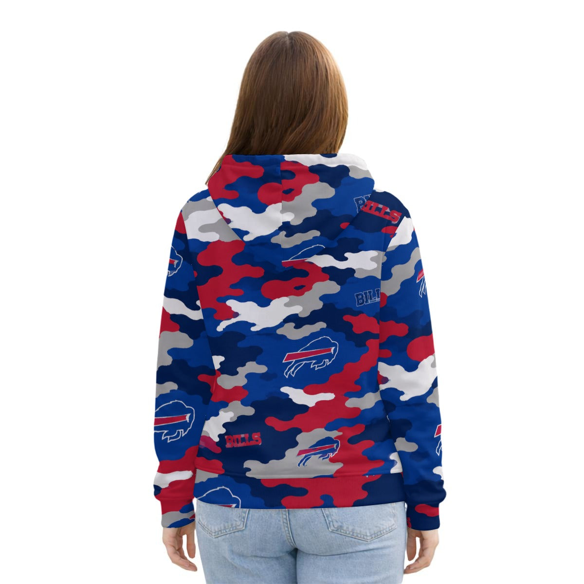 Bills Mafia Women’s Fleece Lined Warm Hoodie