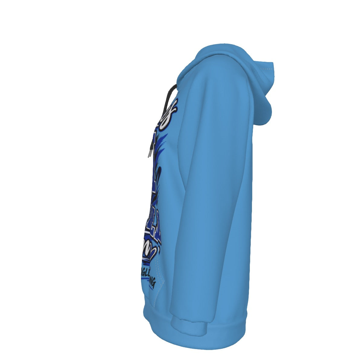 Midlakes Football Mom All-Over Print Women's Heavy Fleece Hoodie