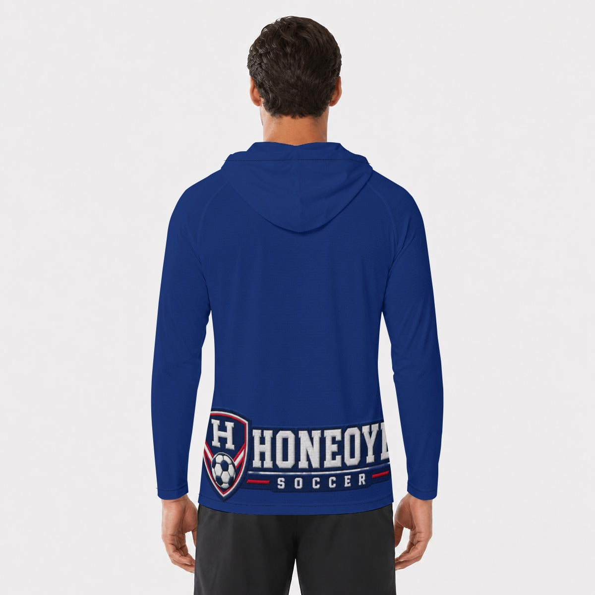 Honeoye Soccer Men's Sun Protection Hooded Sport Top