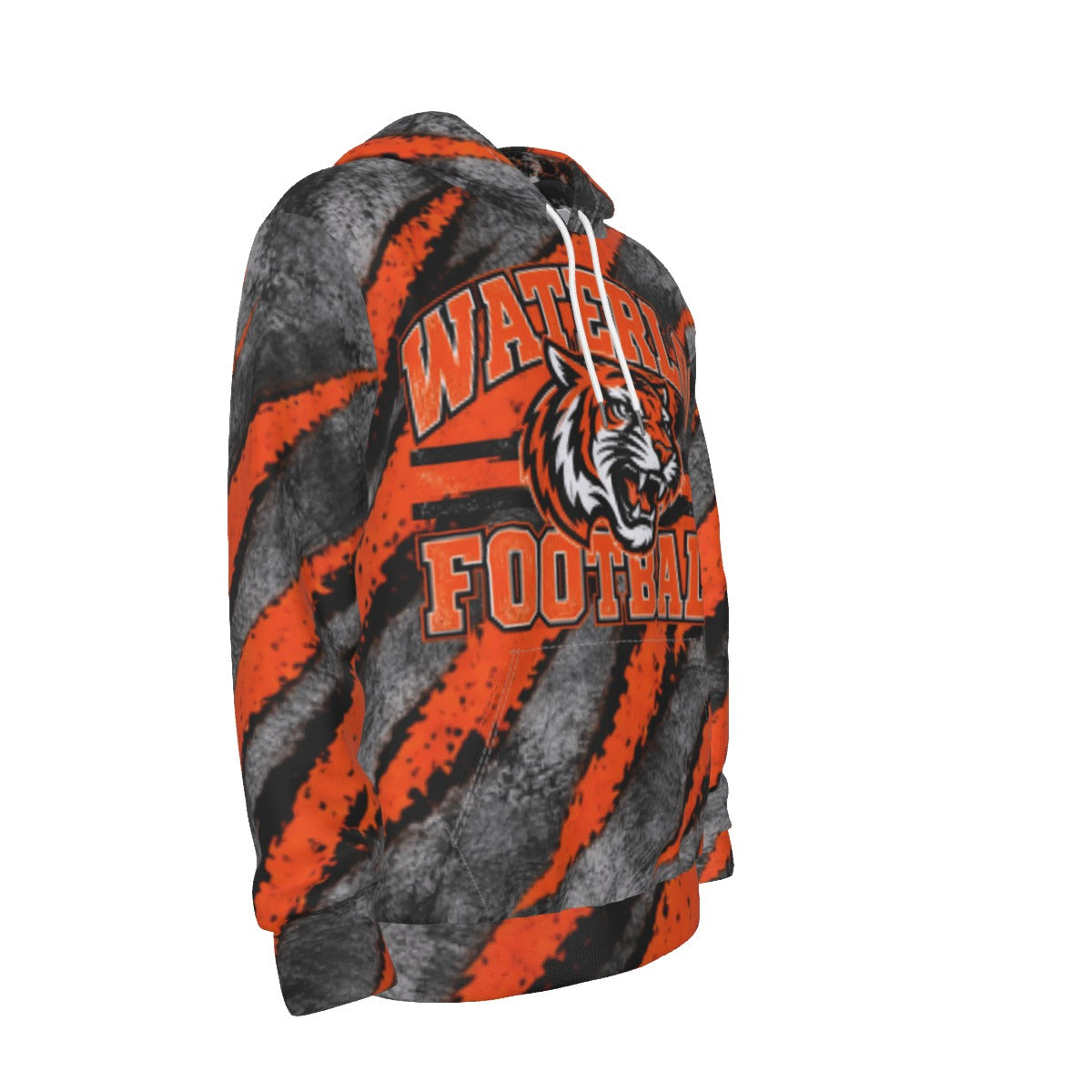 Waterloo Tiger Stripe Football Hoodie