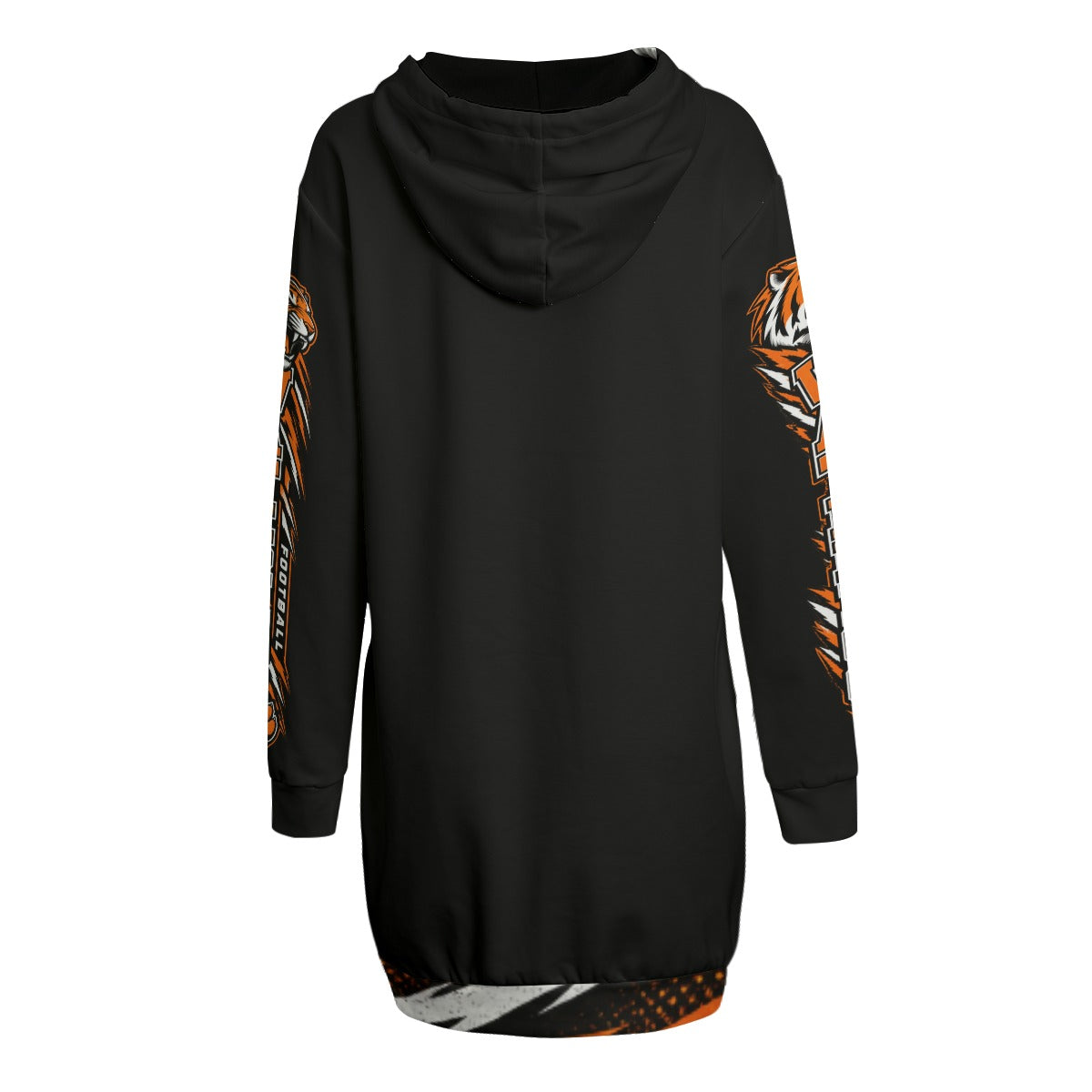 Waterloo Tigers Football Mom Longline Hoodie