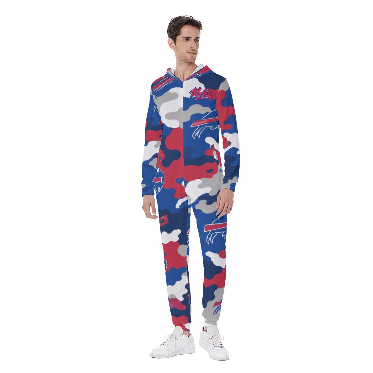 Bills Mafia Jumper with a Hood